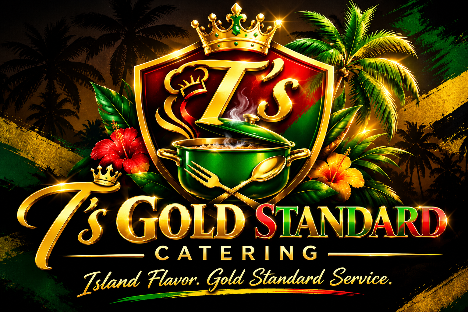 T's Gold Standard Catering logo